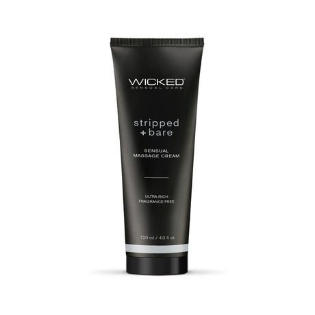 Buy Wicked STRIPPED + BARE Sensual Massage Cream - Unscented Massage Cream - 120 ml Tube at NZ’s Mega Adult Toys Store. Discover premium sex toys with discreet shipping at the best price in NZ