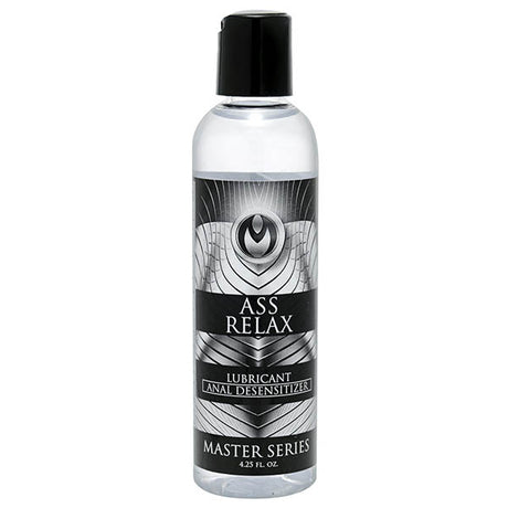 Buy Master Series Ass Relax - Anal Desensitising Lubricant - 125 ml Bottle at NZ’s Mega Adult Toys Store. Discover premium sex toys with discreet shipping at the best price in NZ