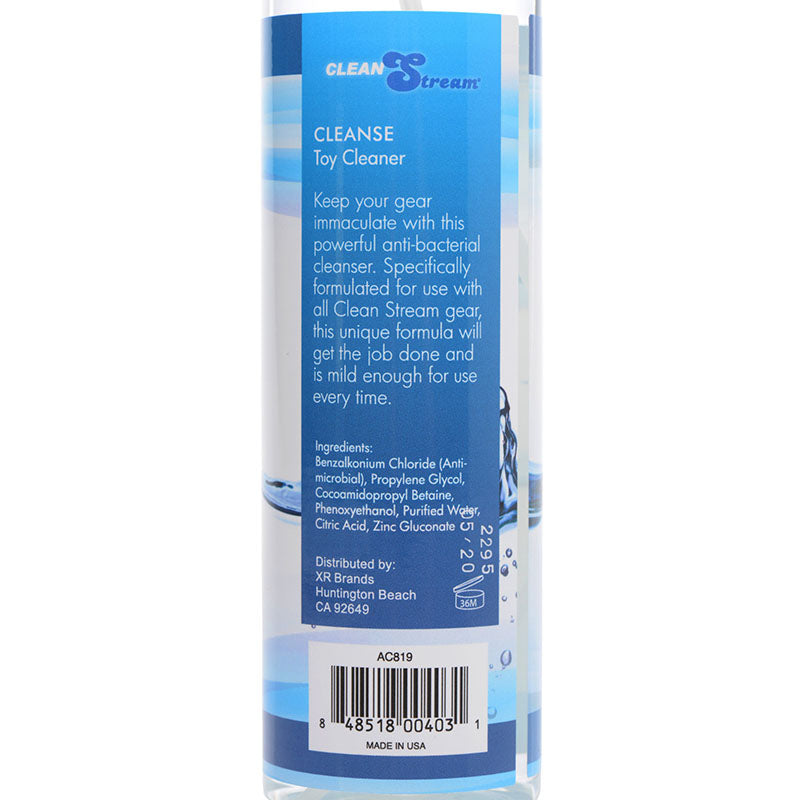 Buy CleanStream Cleanse Toy Cleaner - 235 ml Bottle at NZ’s Mega Adult Toys Store. Discover premium sex toys with discreet shipping at the best price in NZ