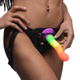 Buy Strap - U Proud - Rainbow 18.3 cm Strap - On at NZ’s Mega Adult Toys Store. Discover premium sex toys with discreet shipping at the best price in NZ