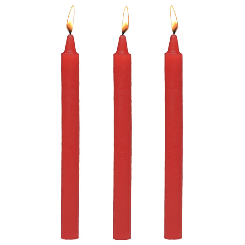 Buy Master Series Fetish Drip Candles - Red - 3 Pack at NZ’s Mega Adult Toys Store. Discover premium sex toys with discreet shipping at the best price in NZ