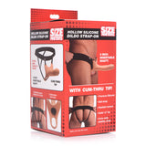 Buy Size Matters Silicone Dildo Strap - On - Flesh 15.2 cm Hollow Strap - On at NZ’s Mega Adult Toys Store. Discover premium sex toys with discreet shipping at the best price in NZ