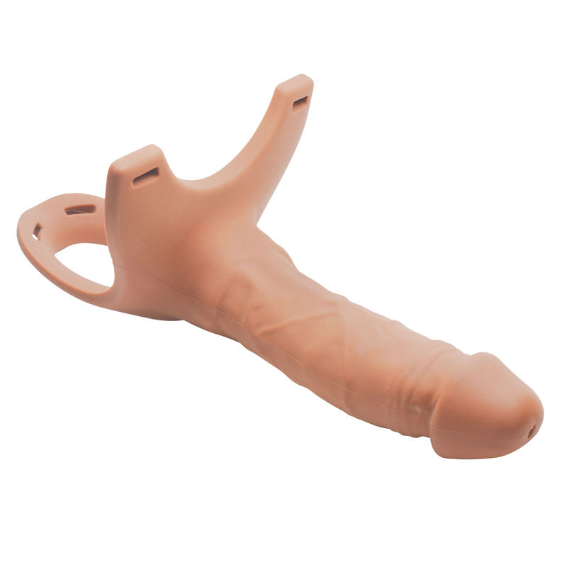 Buy Size Matters Silicone Dildo Strap - On - Flesh 15.2 cm Hollow Strap - On at NZ’s Mega Adult Toys Store. Discover premium sex toys with discreet shipping at the best price in NZ