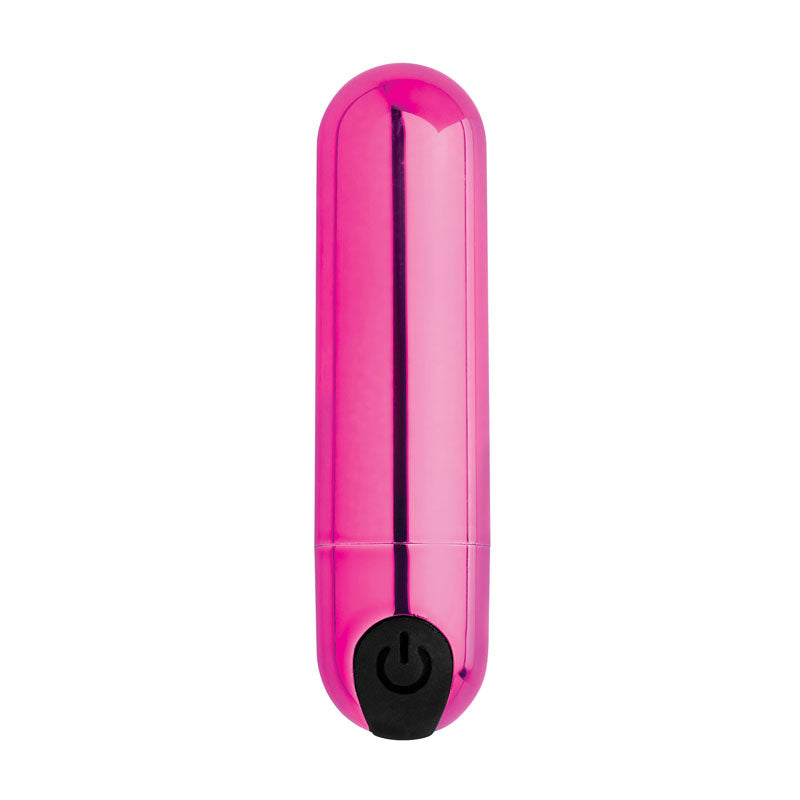 Buy Bang! 10X Vibrating Metallic Bullet - Pink USB Rechargeable Bullet at NZ’s Mega Adult Toys Store. Discover premium sex toys with discreet shipping at the best price in NZ