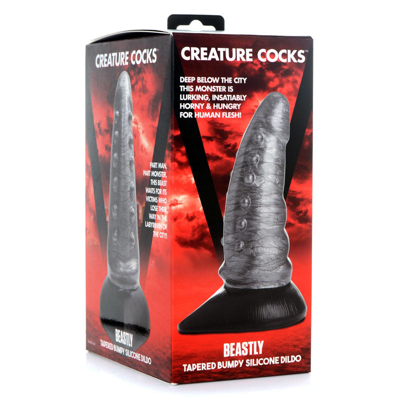 Buy Creature Cocks Beastly Tapered Bumpy Silicone Dildo - Silver 21 cm Bumpy Dildo at NZ’s Mega Adult Toys Store. Discover premium sex toys with discreet shipping at the best price in NZ