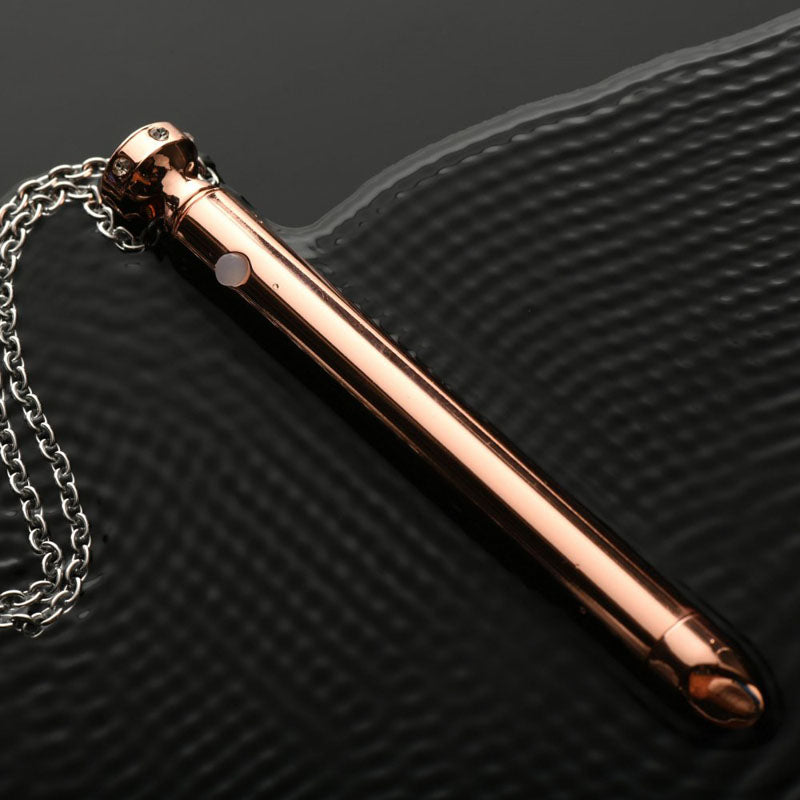 Buy Charmed 7X Vibrating Necklace - Rose Gold 11 cm USB Rechargeable Vibrating Necklace at NZ’s Mega Adult Toys Store. Discover premium sex toys with discreet shipping at the best price in NZ