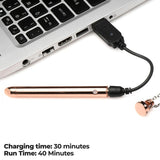 Buy Charmed 7X Vibrating Necklace - Rose Gold 11 cm USB Rechargeable Vibrating Necklace at NZ’s Mega Adult Toys Store. Discover premium sex toys with discreet shipping at the best price in NZ