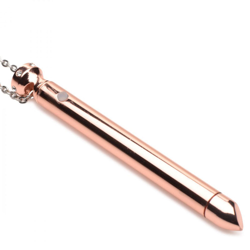 Buy Charmed 7X Vibrating Necklace - Rose Gold 11 cm USB Rechargeable Vibrating Necklace at NZ’s Mega Adult Toys Store. Discover premium sex toys with discreet shipping at the best price in NZ