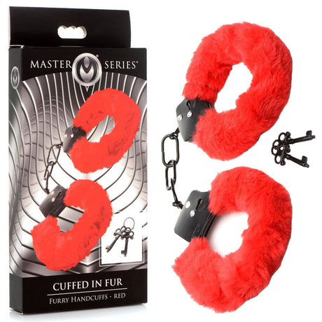 Buy Master Series Cuffed in Fur - Red Fluffy Handcuffs at NZ’s Mega Adult Toys Store. Discover premium sex toys with discreet shipping at the best price in NZ