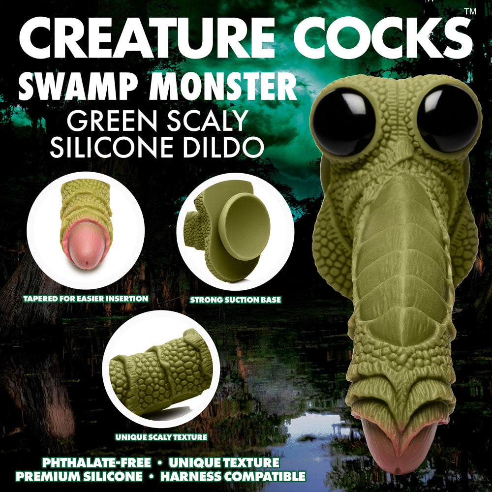 Buy Creature Cocks Swamp Monster - Green 23.9 cm Fantasy Dildo at NZ’s Mega Adult Toys Store. Discover premium sex toys with discreet shipping at the best price in NZ