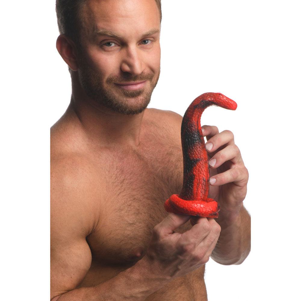 Buy Creature Cocks King Cobra Silicone Dildo - Red 21.4 cm Fantasy Dildo at NZ’s Mega Adult Toys Store. Discover premium sex toys with discreet shipping at the best price in NZ