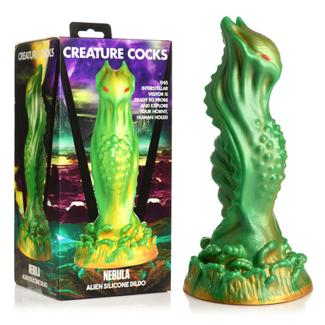 Buy Creature Cocks Nebula - Green 19.3 cm Alien Fantasy Dildo at NZ’s Mega Adult Toys Store. Discover premium sex toys with discreet shipping at the best price in NZ