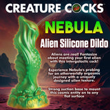 Buy Creature Cocks Nebula - Green 19.3 cm Alien Fantasy Dildo at NZ’s Mega Adult Toys Store. Discover premium sex toys with discreet shipping at the best price in NZ