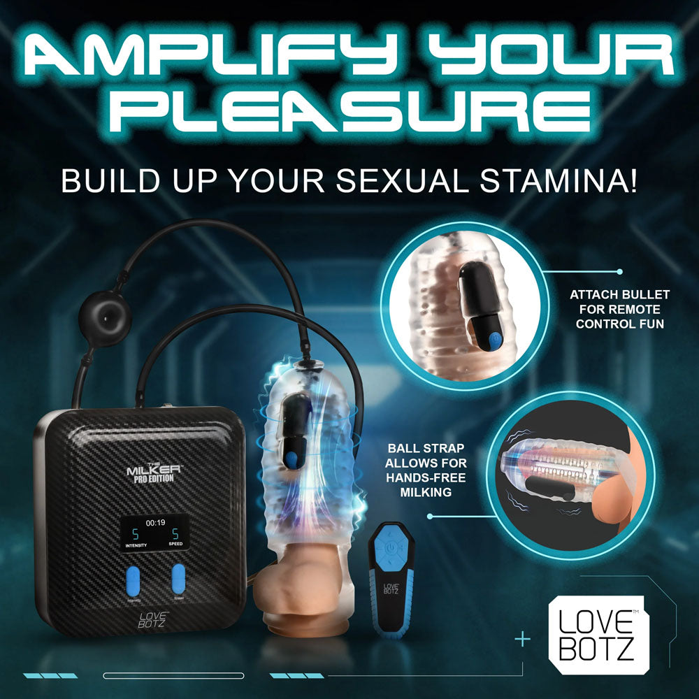 Buy LoveBotz The Milker Stamina - Mains Powered Milking Masturbator at NZ’s Mega Adult Toys Store. Discover premium sex toys with discreet shipping at the best price in NZ