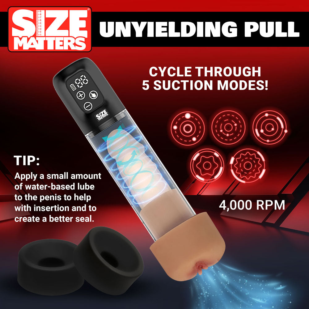 Buy Size Matters Sucking Penis Pump - Clear USB Rechargeable Penis Pump at NZ’s Mega Adult Toys Store. Discover premium sex toys with discreet shipping at the best price in NZ