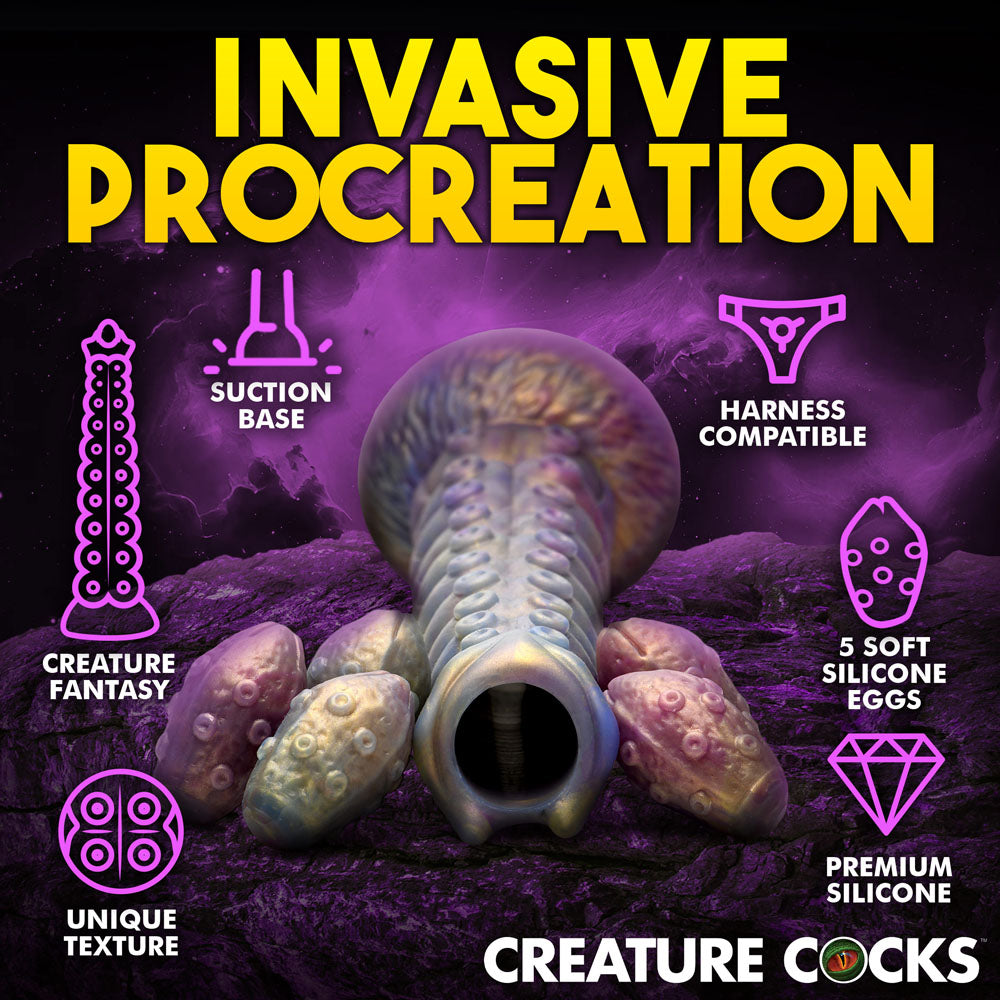 Buy Creature Cocks Deep Invader - Multi - Coloured 22.9 cm Ovipositor Fantasy Dildo at NZ’s Mega Adult Toys Store. Discover premium sex toys with discreet shipping at the best price in NZ