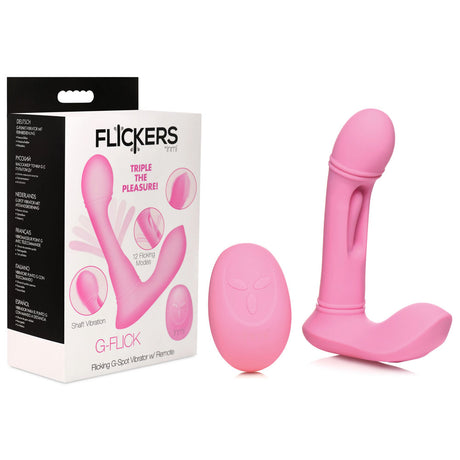 Buy Inmi Flickers G - Flick Flicking G - Spot Vibrator - Pink 15 cm USB Rechargeable Flicking Vibrator with Remote at NZ’s Mega Adult Toys Store. Discover premium sex toys with discreet shipping at the best price in NZ