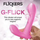 Buy Inmi Flickers G - Flick Flicking G - Spot Vibrator - Pink 15 cm USB Rechargeable Flicking Vibrator with Remote at NZ’s Mega Adult Toys Store. Discover premium sex toys with discreet shipping at the best price in NZ