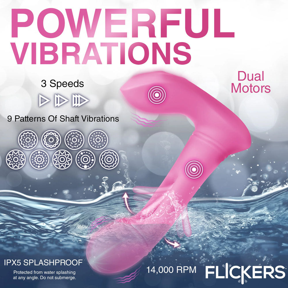 Buy Inmi Flickers G - Flick Flicking G - Spot Vibrator - Pink 15 cm USB Rechargeable Flicking Vibrator with Remote at NZ’s Mega Adult Toys Store. Discover premium sex toys with discreet shipping at the best price in NZ