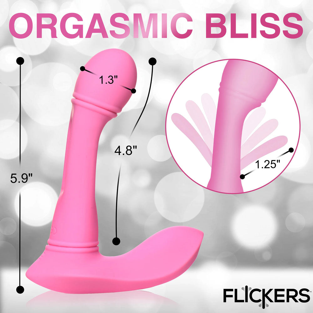 Buy Inmi Flickers G - Flick Flicking G - Spot Vibrator - Pink 15 cm USB Rechargeable Flicking Vibrator with Remote at NZ’s Mega Adult Toys Store. Discover premium sex toys with discreet shipping at the best price in NZ