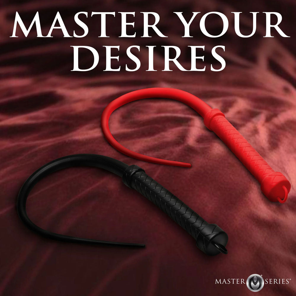 Buy Master Series Viper Tail - Black - Black Silicone Whip at NZ’s Mega Adult Toys Store. Discover premium sex toys with discreet shipping at the best price in NZ