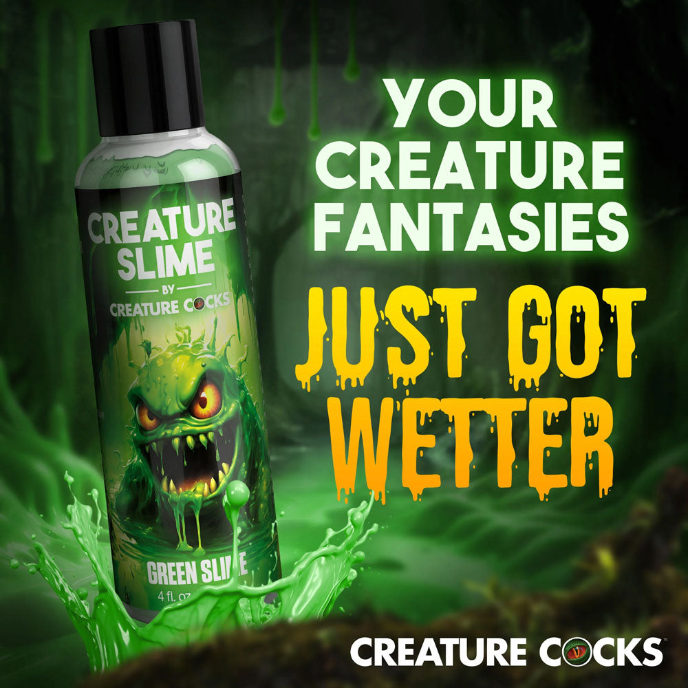 Buy Creature Slime by Creature Cocks - Green Slime - Green Water Based Lubricant - 118 ml Bottle at NZ’s Mega Adult Toys Store. Discover premium sex toys with discreet shipping at the best price in NZ