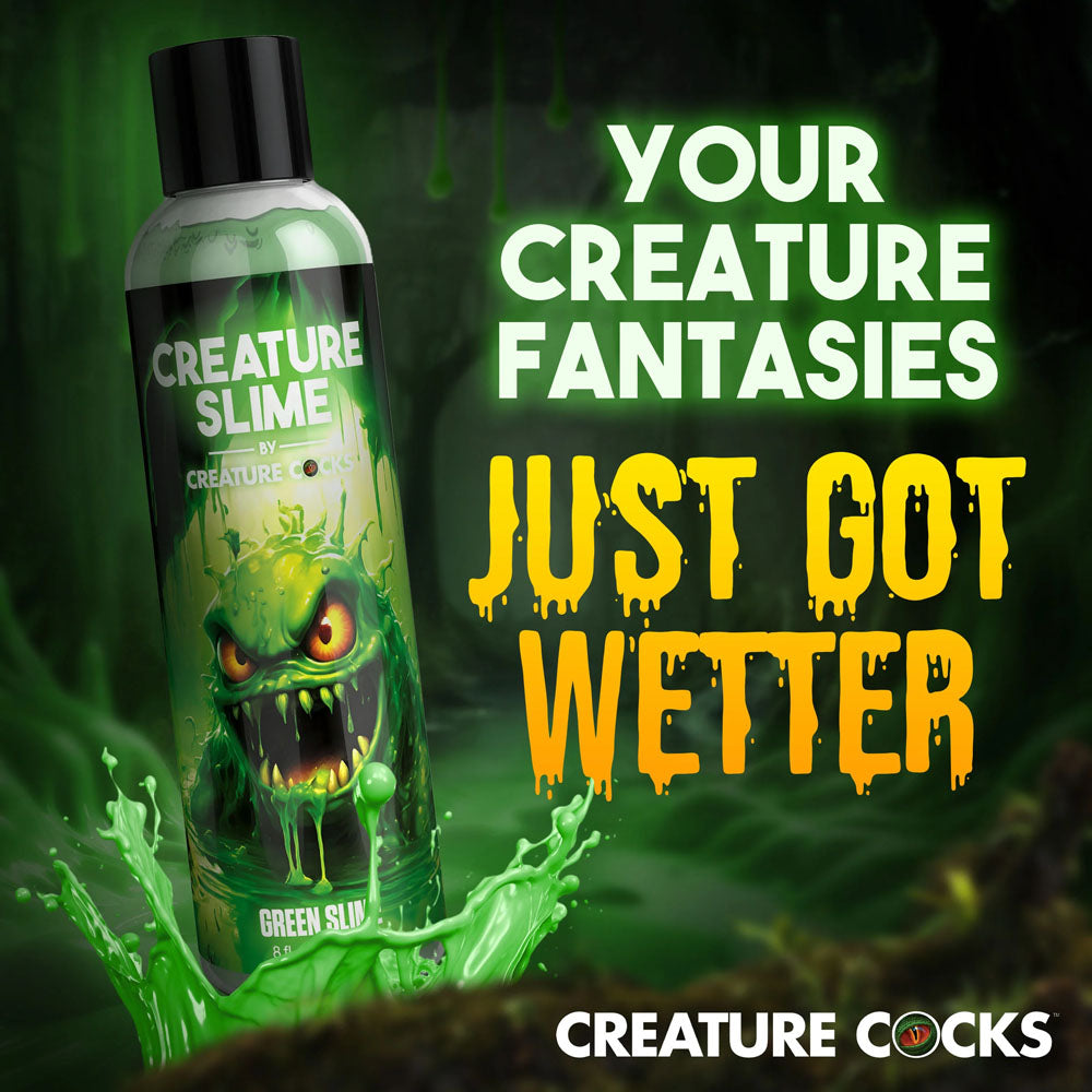 Buy Creature Slime by Creature Cocks - Green Slime - Green Water Based Lubricant - 237 ml Bottle at NZ’s Mega Adult Toys Store. Discover premium sex toys with discreet shipping at the best price in NZ