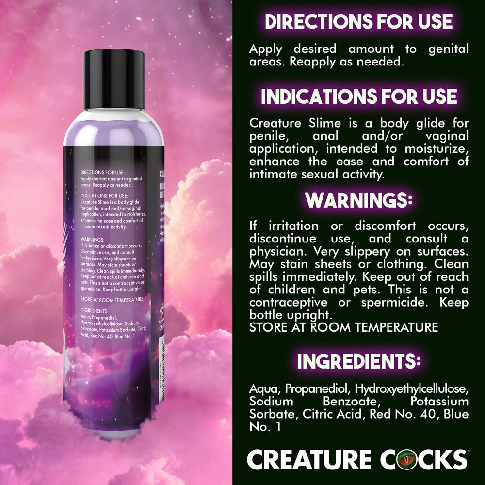 Buy Creature Slime by Creature Cocks - Purple Slime - Purple Water Based Lubricant - 237 ml Bottle at NZ’s Mega Adult Toys Store. Discover premium sex toys with discreet shipping at the best price in NZ