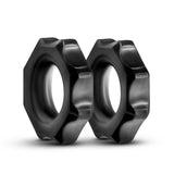 Buy Stay Hard Nutz - Black Cock Rings - Set of 2 at NZ’s Mega Adult Toys Store. Discover premium sex toys with discreet shipping at the best price in NZ