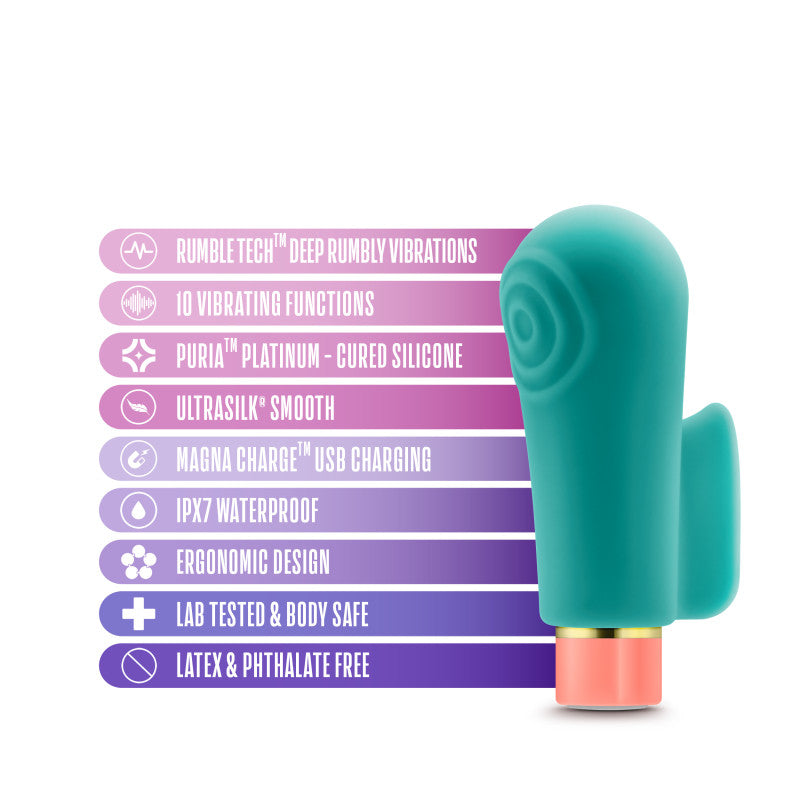 Buy Aria Sensual AF - Teal USB Rechargeable Stimulator at NZ’s Mega Adult Toys Store. Discover premium sex toys with discreet shipping at the best price in NZ