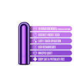 Buy Kool Vibes - Rechargeable Mini Bullet - Grape - Purple 6.4 cm USB Rechargeable Bullet at NZ’s Mega Adult Toys Store. Discover premium sex toys with discreet shipping at the best price in NZ