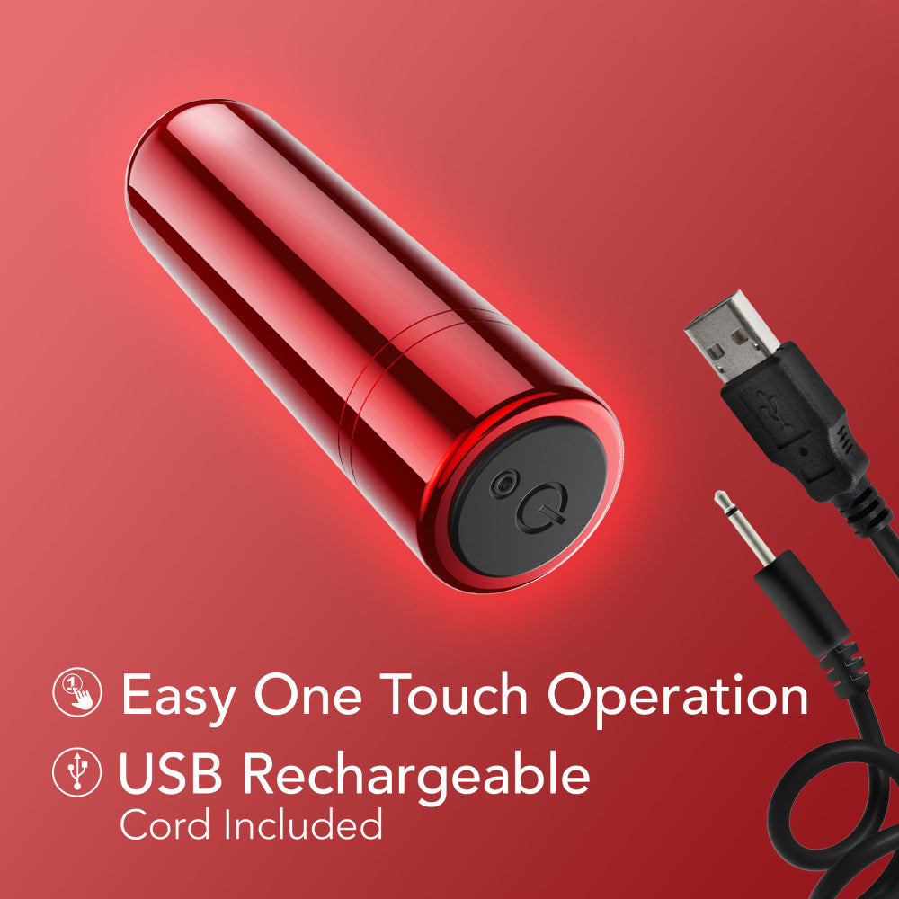 Buy Kool Vibes - Rechargeable Mini Bullet - Cherry - Red 6.4 cm USB Rechargeable Bullet at NZ’s Mega Adult Toys Store. Discover premium sex toys with discreet shipping at the best price in NZ