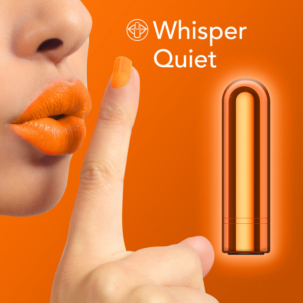 Buy Kool Vibes - Rechargeable Mini Bullet - Tangerine - Orange 6.4 cm USB Rechargeable Bullet at NZ’s Mega Adult Toys Store. Discover premium sex toys with discreet shipping at the best price in NZ