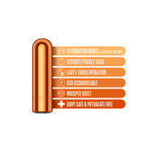 Buy Kool Vibes - Rechargeable Mini Bullet - Tangerine - Orange 6.4 cm USB Rechargeable Bullet at NZ’s Mega Adult Toys Store. Discover premium sex toys with discreet shipping at the best price in NZ