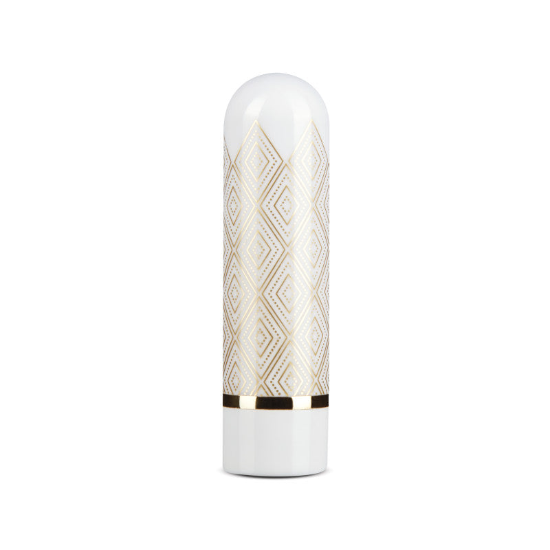 Buy The Collection Glitzy Deco - White/Gold 6.4 cm (2.5'') USB Rechargeable Bullet at NZ’s Mega Adult Toys Store. Discover premium sex toys with discreet shipping at the best price in NZ