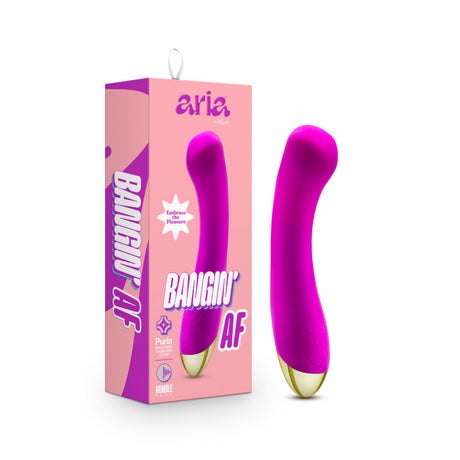 Buy Aria Bangin' AF - Purple 18.4 cm USB Rechargeable Vibrator at NZ’s Mega Adult Toys Store. Discover premium sex toys with discreet shipping at the best price in NZ