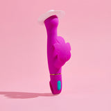 Buy Aria Naughty AF - Plum 18.4 cm Butterfly Vibrator at NZ’s Mega Adult Toys Store. Discover premium sex toys with discreet shipping at the best price in NZ