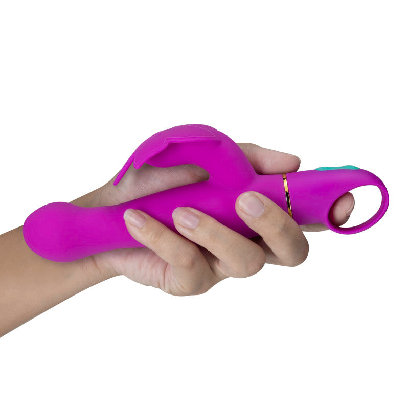 Buy Aria Naughty AF - Plum 18.4 cm Butterfly Vibrator at NZ’s Mega Adult Toys Store. Discover premium sex toys with discreet shipping at the best price in NZ