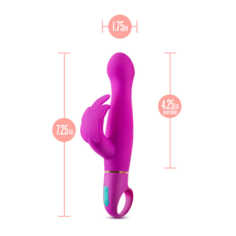 Buy Aria Naughty AF - Plum 18.4 cm Butterfly Vibrator at NZ’s Mega Adult Toys Store. Discover premium sex toys with discreet shipping at the best price in NZ