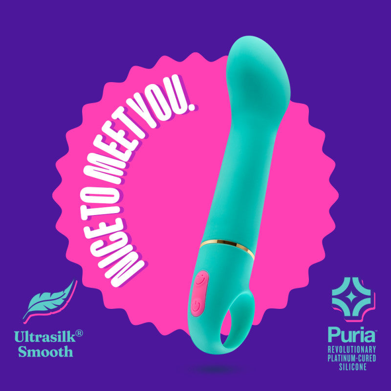 Buy Aria Flirty AF - Teal 16.5 cm Vibrator at NZ’s Mega Adult Toys Store. Discover premium sex toys with discreet shipping at the best price in NZ