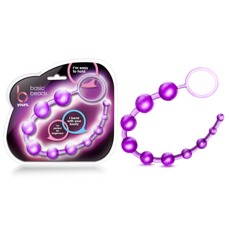 Buy B Yours - Basic Beads - Purple 32 cm (12.75'') Anal Beads at NZ’s Mega Adult Toys Store. Discover premium sex toys with discreet shipping at the best price in NZ