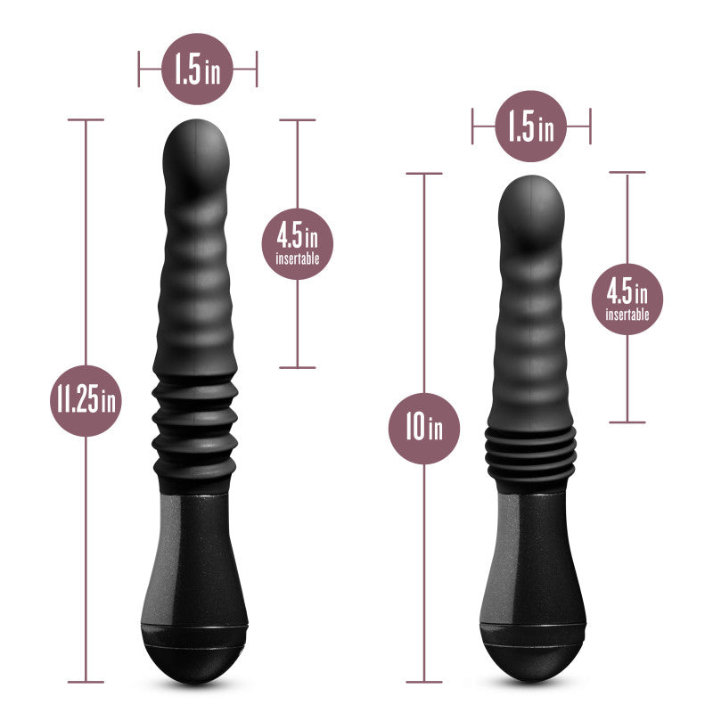 Buy Temptasia Lazarus Thrusting Dildo - Black 25.4 cm USB Rechargeable Thrusting Dildo at NZ’s Mega Adult Toys Store. Discover premium sex toys with discreet shipping at the best price in NZ