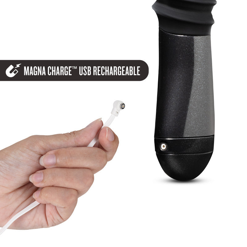 Buy Temptasia Lazarus Thrusting Dildo - Black 25.4 cm USB Rechargeable Thrusting Dildo at NZ’s Mega Adult Toys Store. Discover premium sex toys with discreet shipping at the best price in NZ