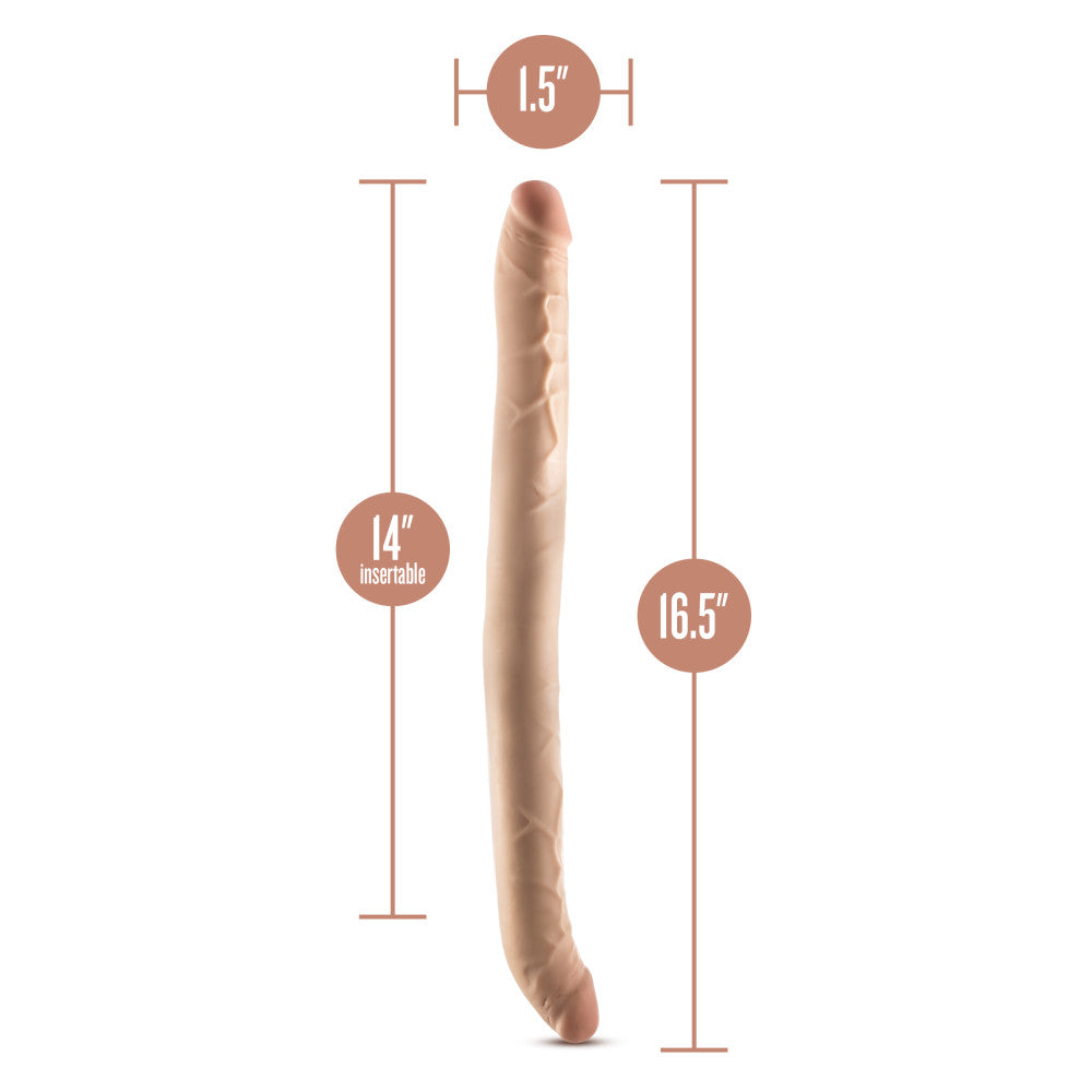 Buy Dr. Skin Plus 16.5'' Posable Double Dong - Flesh 42 cm Double Dong at NZ’s Mega Adult Toys Store. Discover premium sex toys with discreet shipping at the best price in NZ