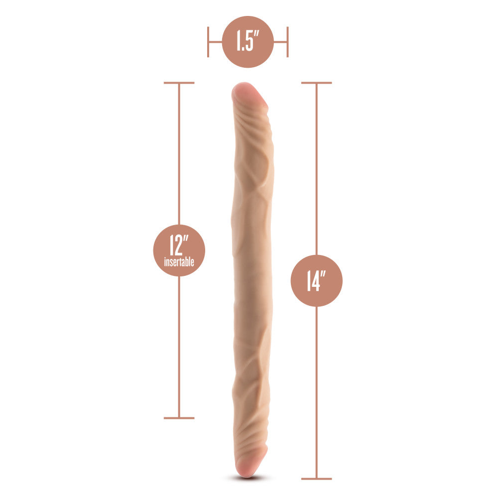 Buy Dr. Skin Plus 14'' Posable Double Dong - Flesh 35.5 cm Double Dong at NZ’s Mega Adult Toys Store. Discover premium sex toys with discreet shipping at the best price in NZ