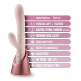 Buy Blush - Fraya - Pink - Pink 24.1 cm USB Rechargeable Thrusting Rabbit Vibrator at NZ’s Mega Adult Toys Store. Discover premium sex toys with discreet shipping at the best price in NZ