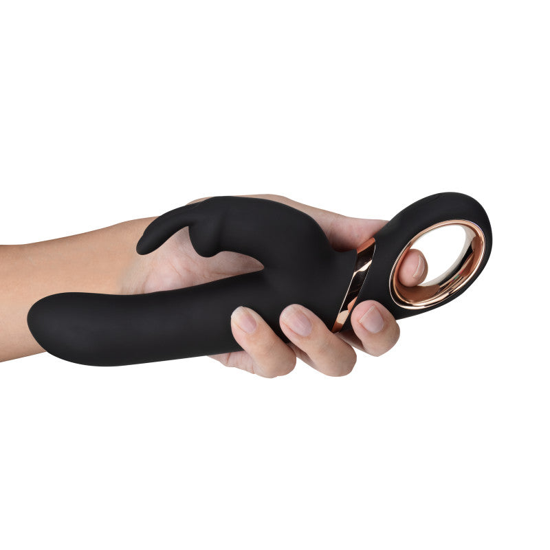 Buy Lush Victoria - Black 22.9 cm (9'') USB Rechargeable Rabbit Vibrator at NZ’s Mega Adult Toys Store. Discover premium sex toys with discreet shipping at the best price in NZ