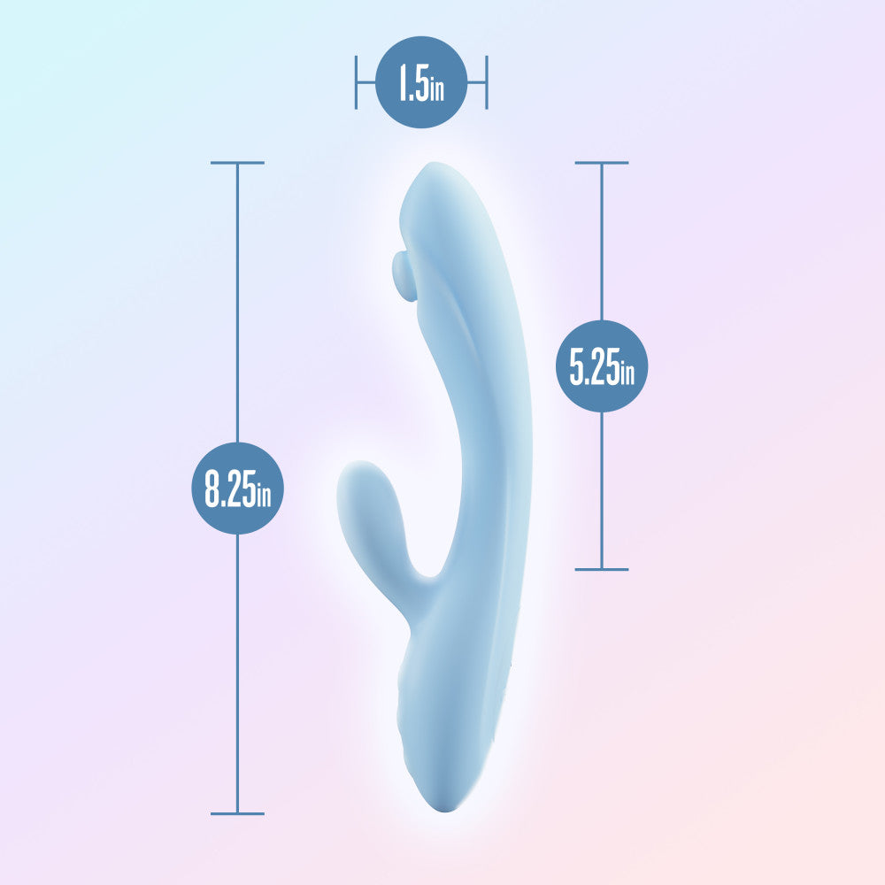 Buy Play With Me - Moondust Magic - Blue 20.3 cm USB Rechargeable Rabbit Vibrator at NZ’s Mega Adult Toys Store. Discover premium sex toys with discreet shipping at the best price in NZ