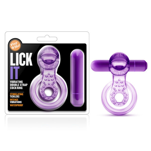 Buy Play With Me - Lick It - Purple Vibrating Cock & Ball Rings at NZ’s Mega Adult Toys Store. Discover premium sex toys with discreet shipping at the best price in NZ