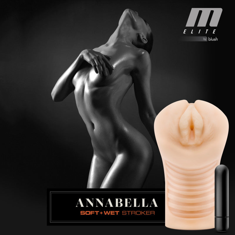 Buy M Elite Soft and Wet - Annabella - Flesh Vibrating Vagina Stroker at NZ’s Mega Adult Toys Store. Discover premium sex toys with discreet shipping at the best price in NZ